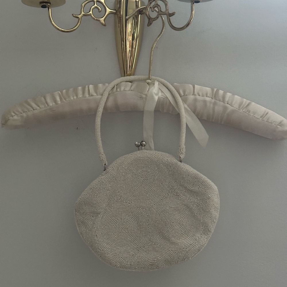 Vintage Beaded Bridal Purse